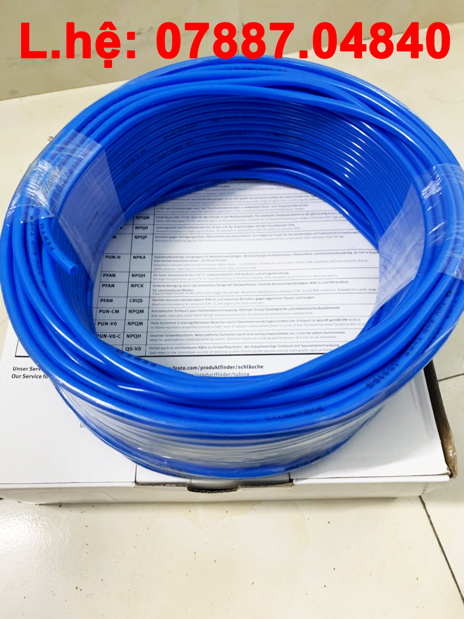 Ống khí nén FESTO PUN-H-6x1.0-BL