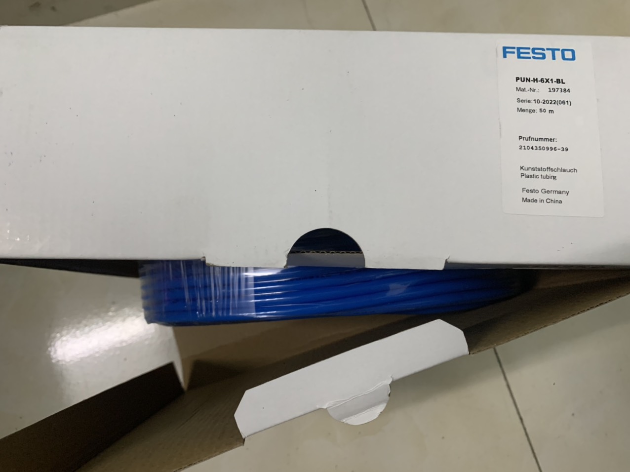 Ống khí nén FESTO PUN-H-6x1.0-BL