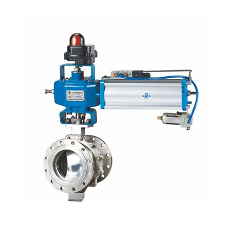 ZSSR-ES series pneumatic O-type cutting ball valve