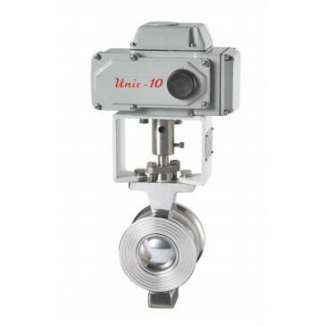 ZKRV - E series of electric V type cutting ball valve