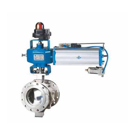 ZSSJR - E series fine small pneumatic o-type cutting ball valve
