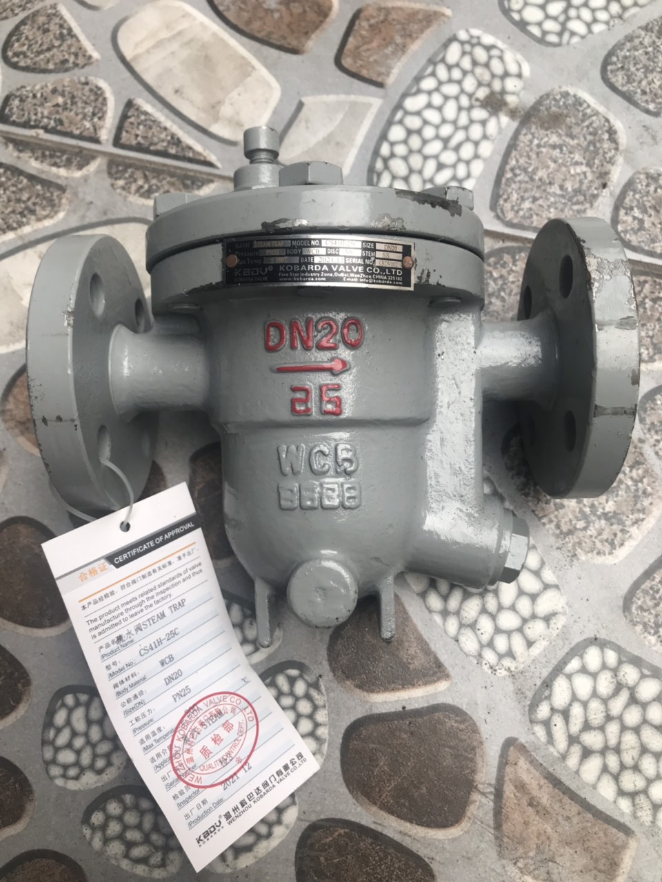 Bẫy hơi phao WCB lắp bích DN20 PN25 mã CS41H-25C