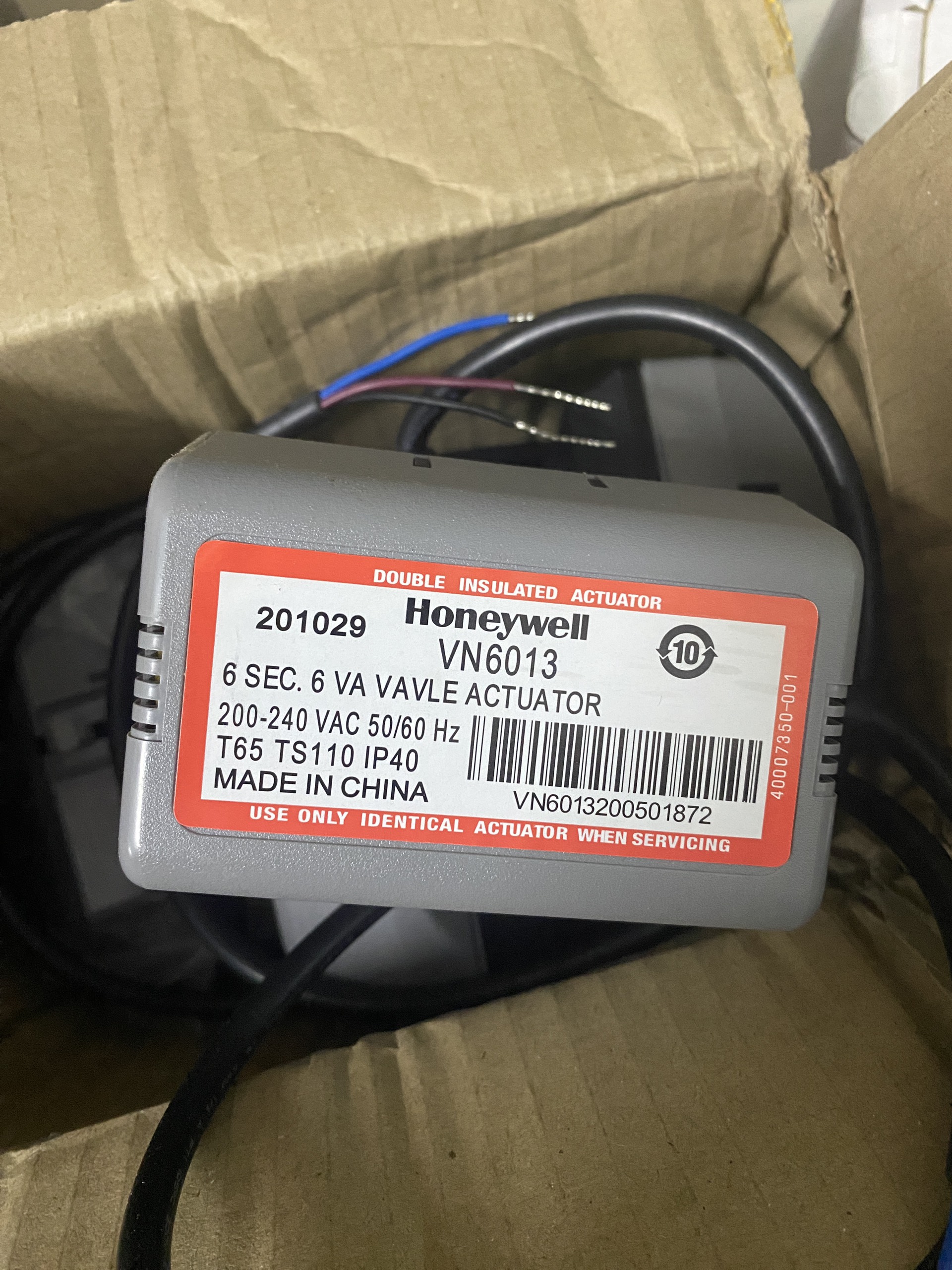 Bộ tác động cho van VN6013