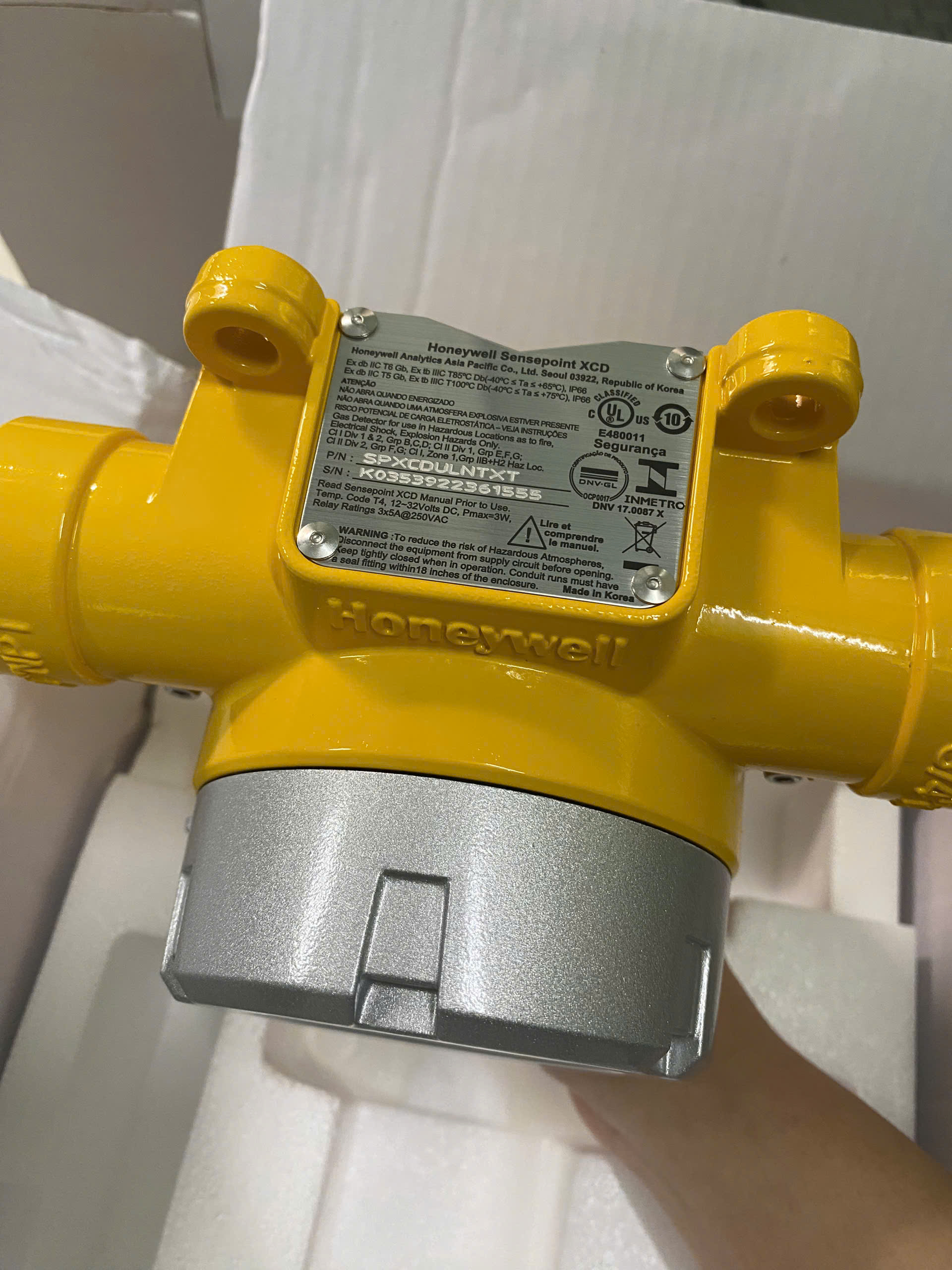 Máy dò khí SPXCDULNCX Honeywell