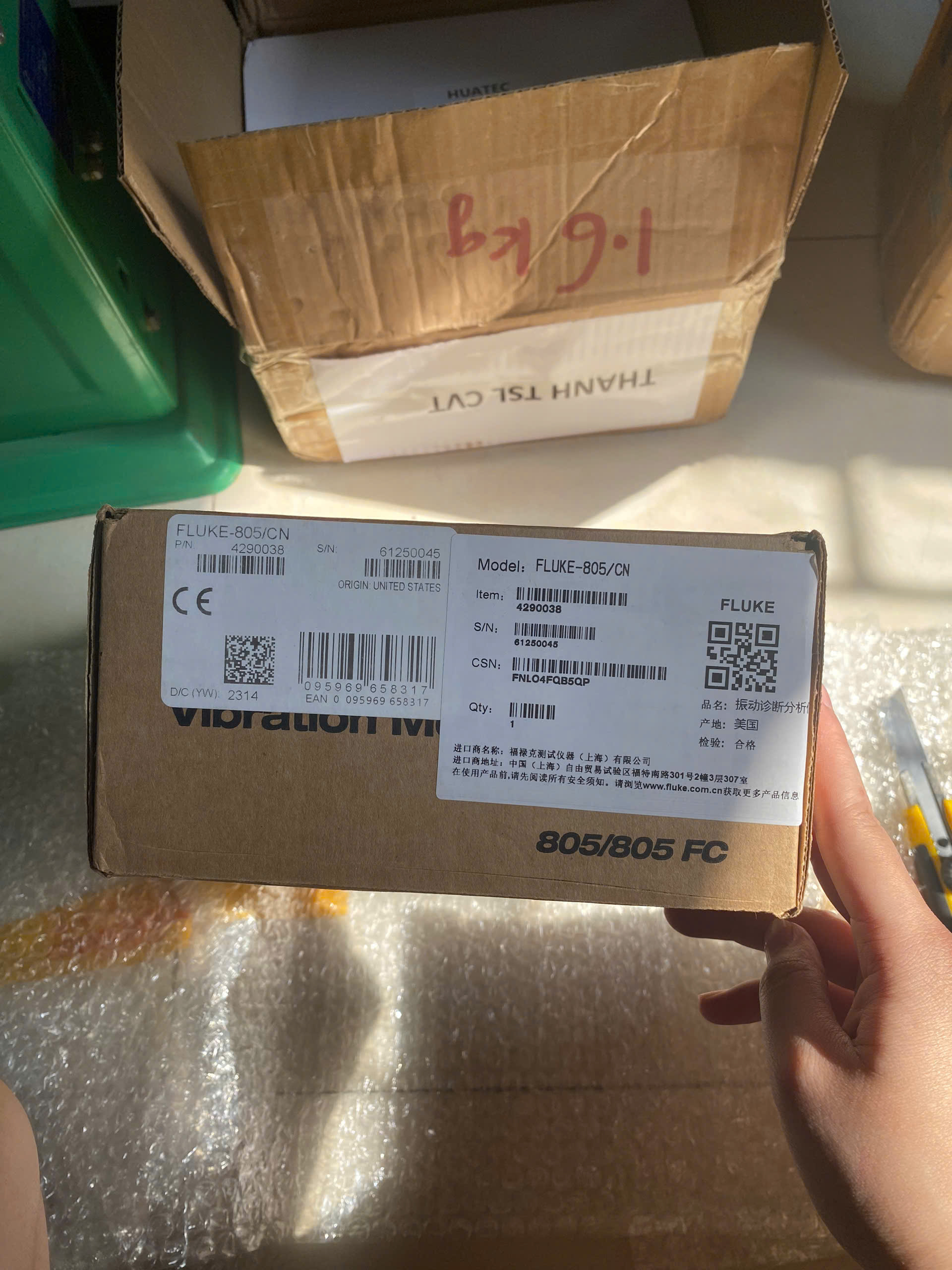 Máy đo rung Fluke 805