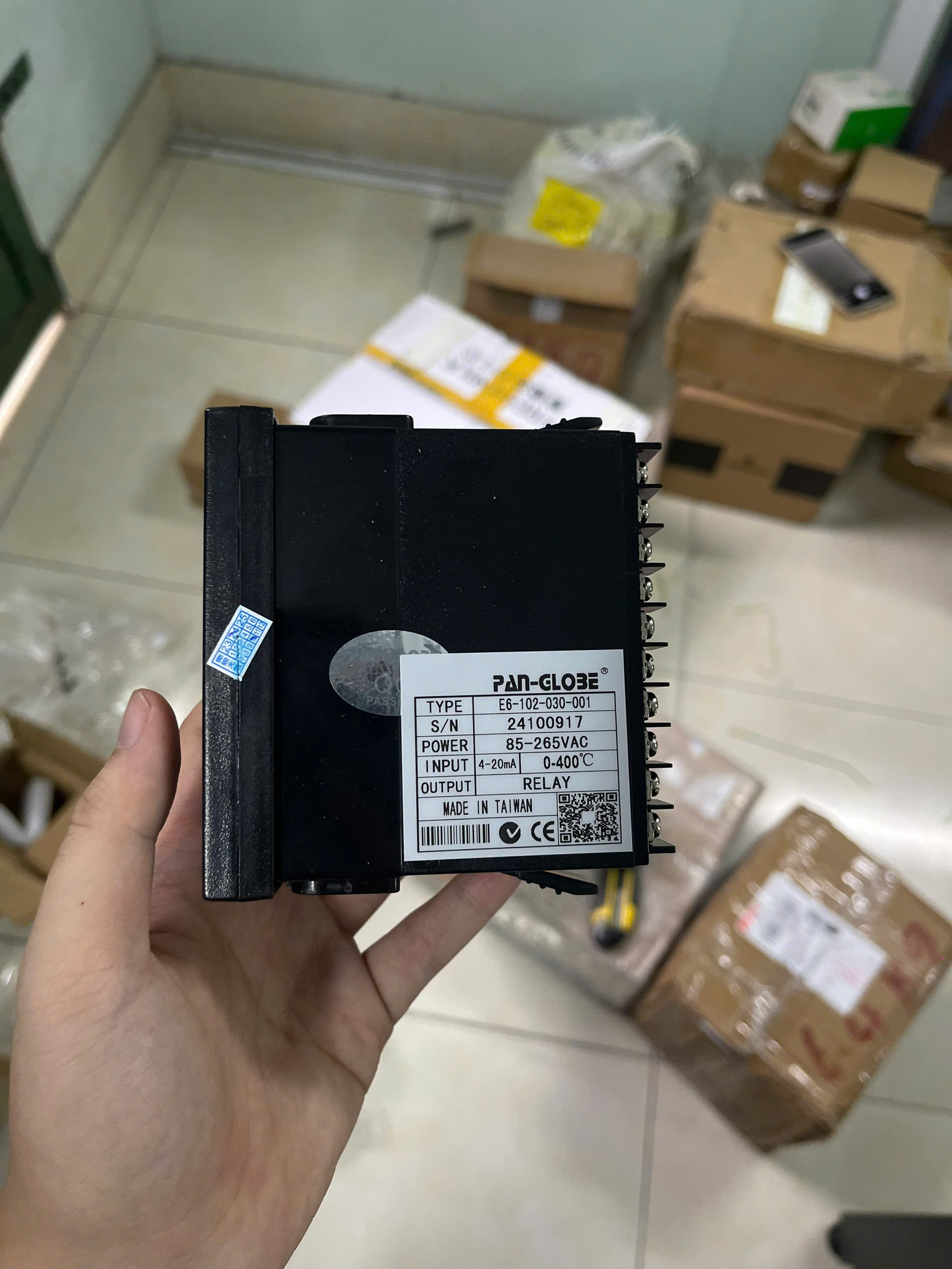 Bộ hiển thị nhiệt độ tủ căng băng xích cào thuyền xỉ E6-102-030-001