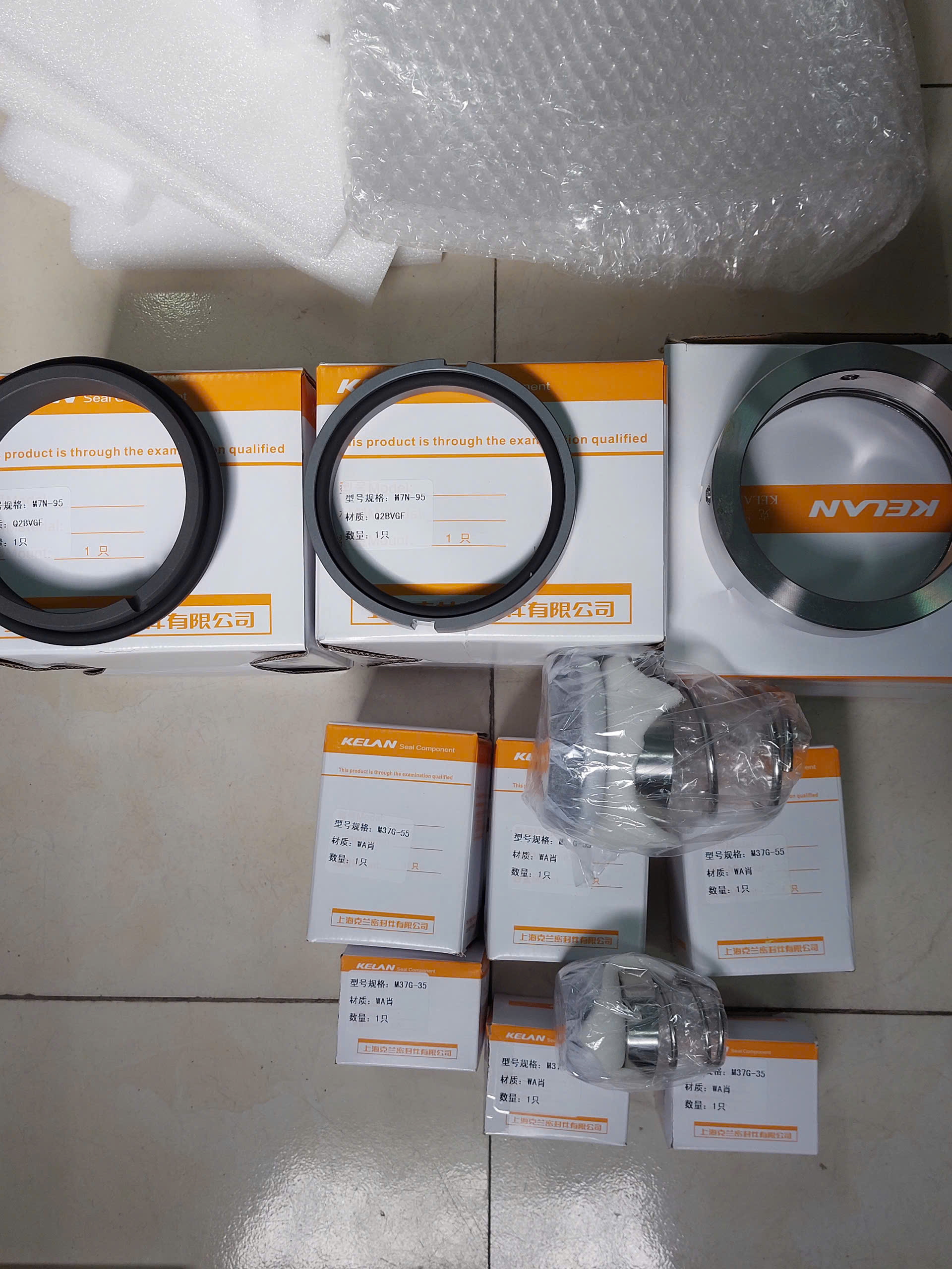 Phớt cơ khí M37G-55 WA loại có rãnh