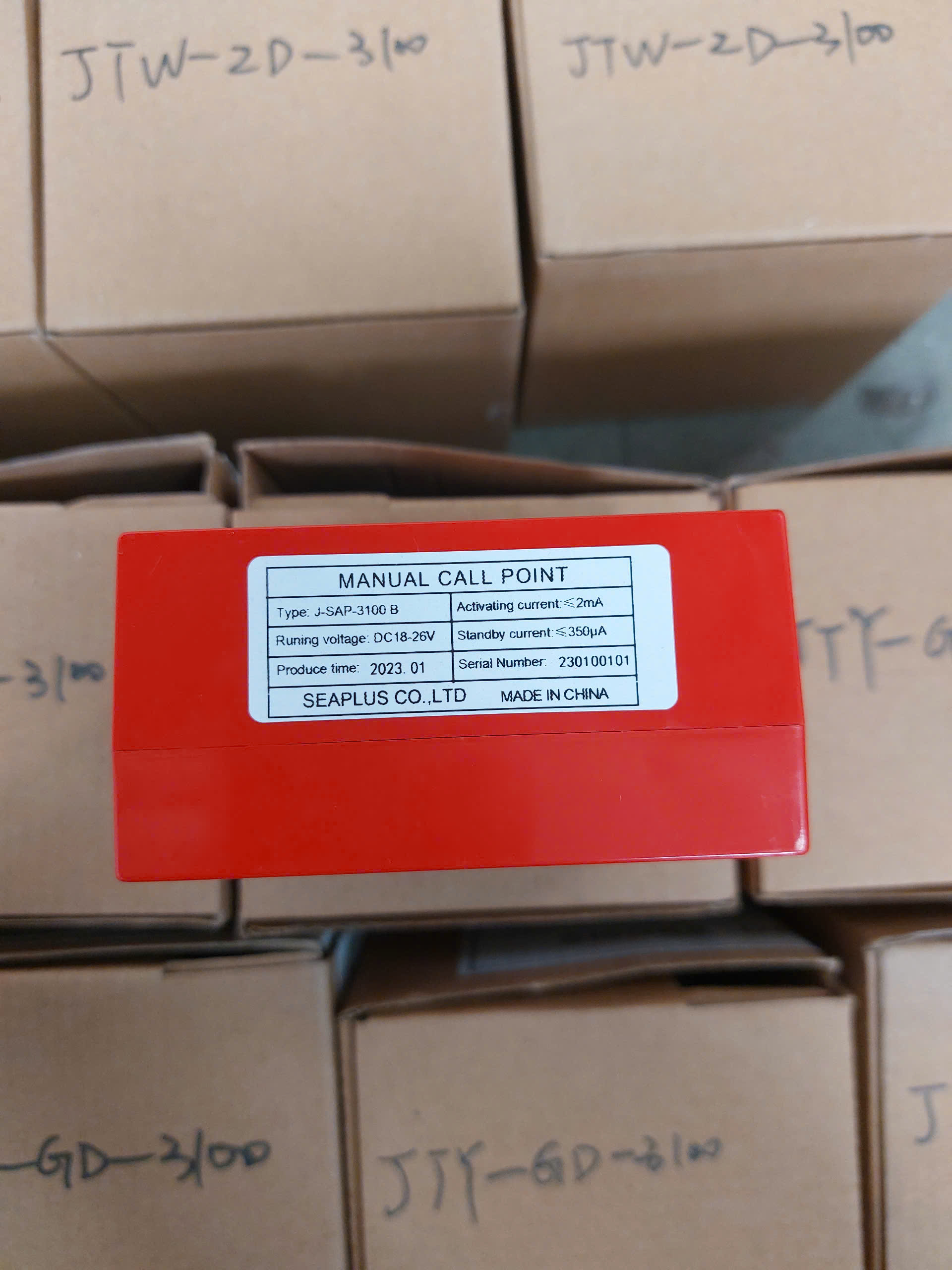 Nút nhấn báo cháy thủ công J-SAP-3100B