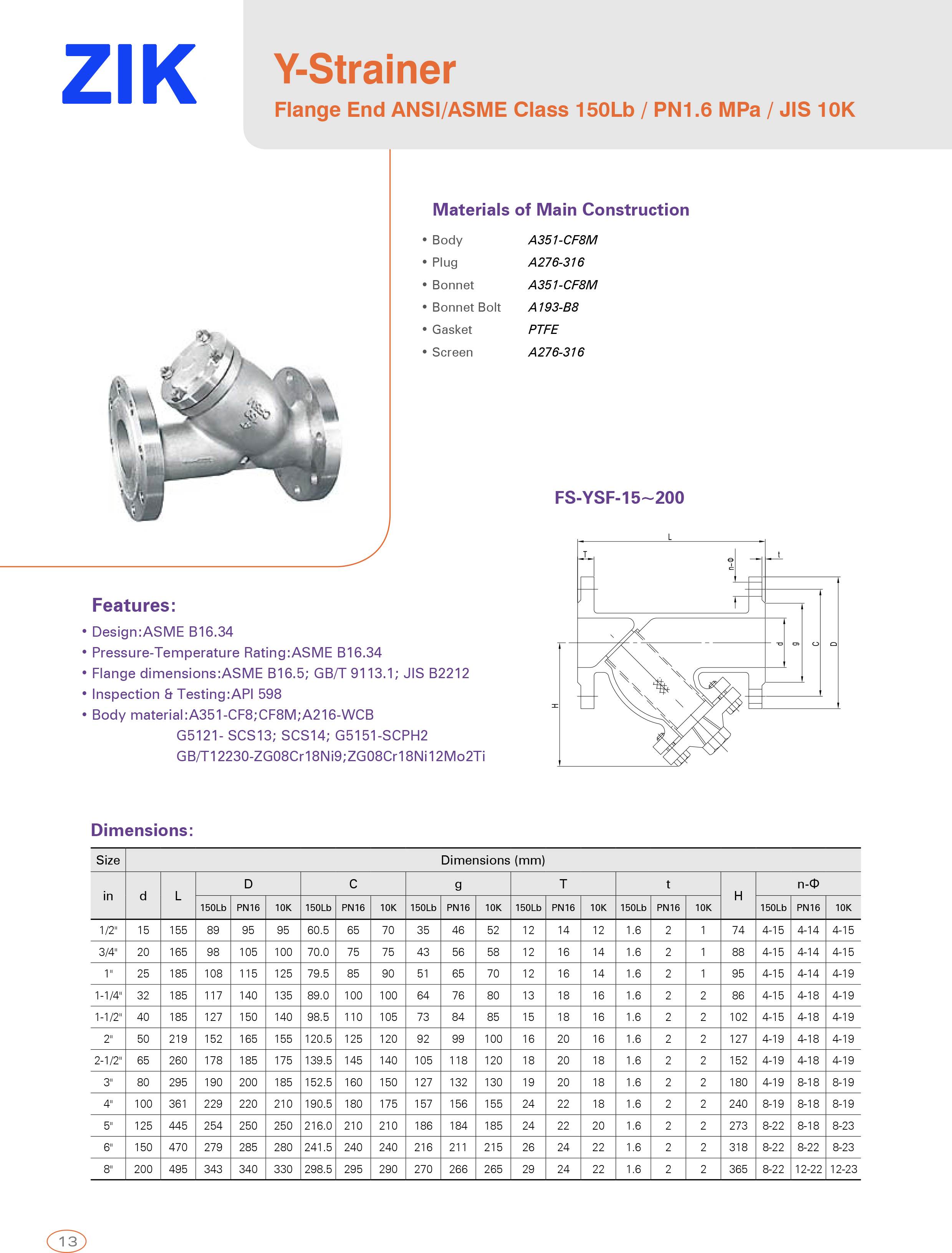 Y-Strainer