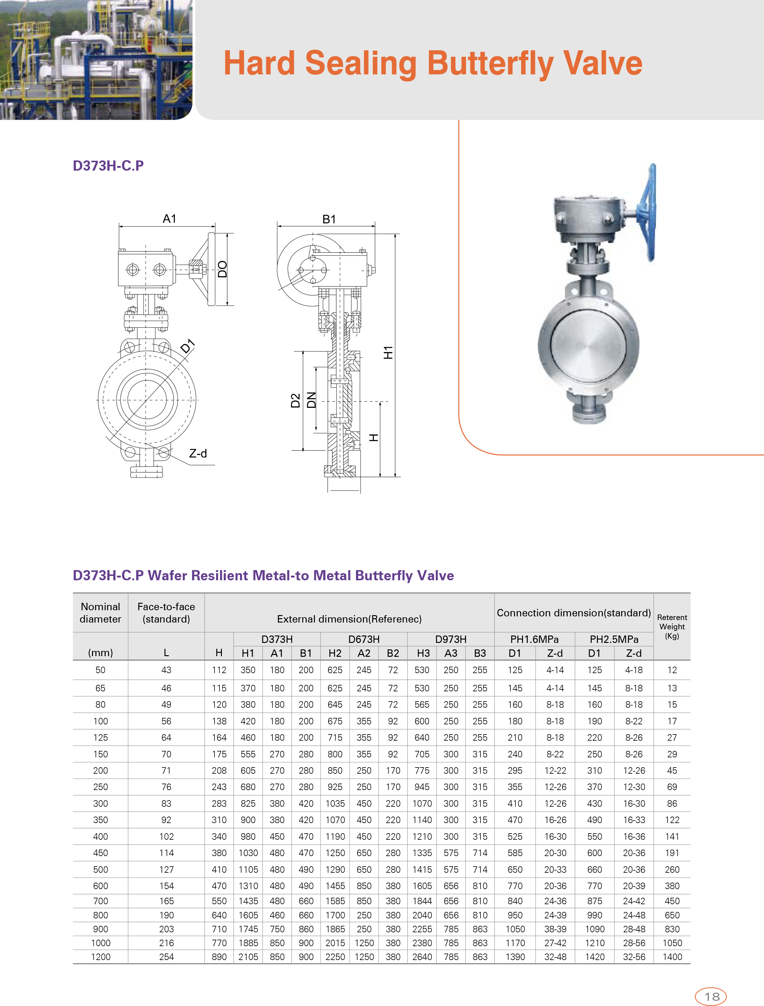 Hard Sealing Butterfly Valve