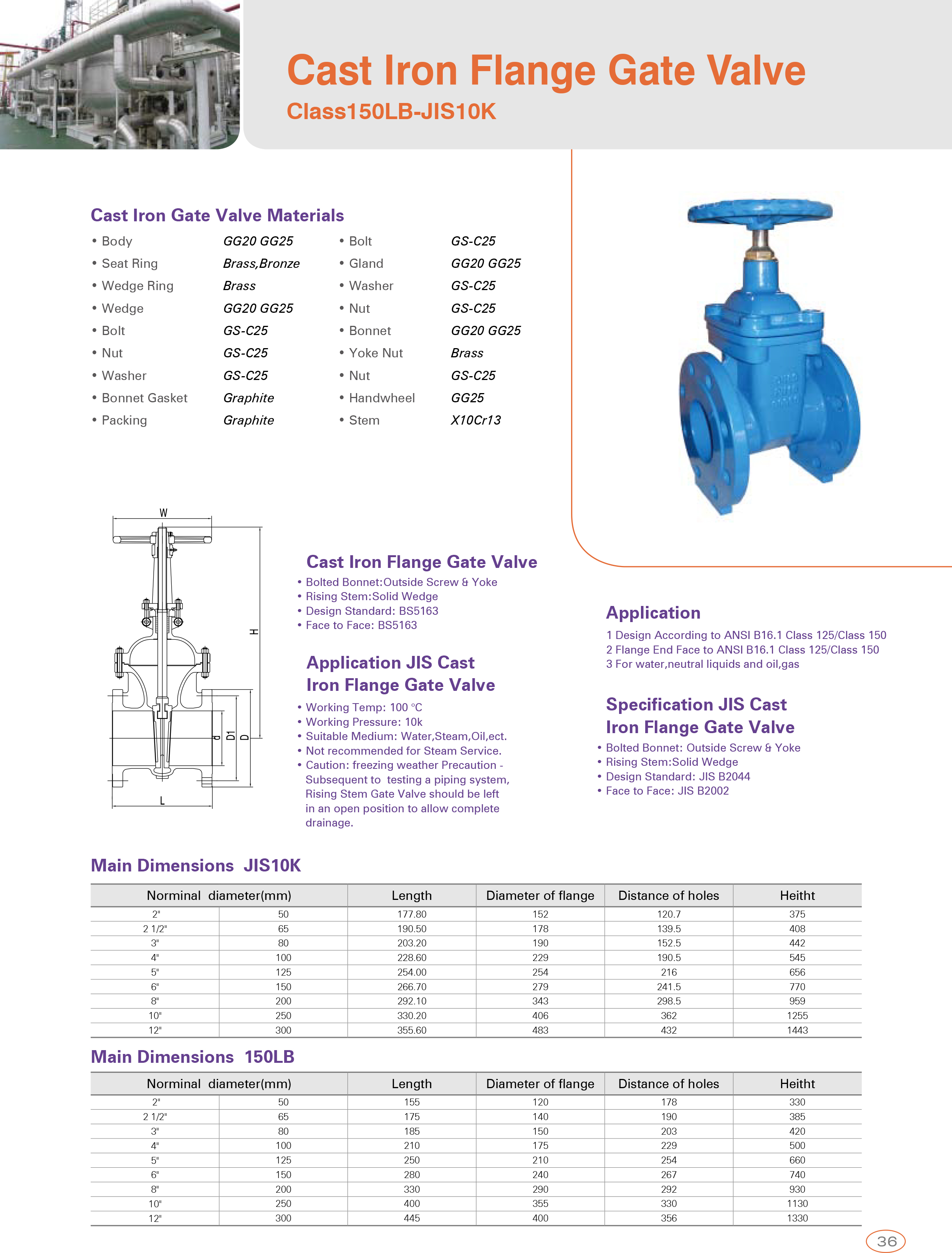 Cast Iron Flange Gate Valve