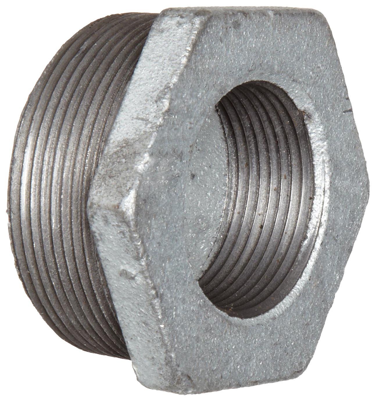 Hex Bushing ren mạ kẽm, A197, MNPT x FNPT