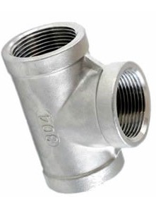 Tê inox SUS 304 - SUS 316