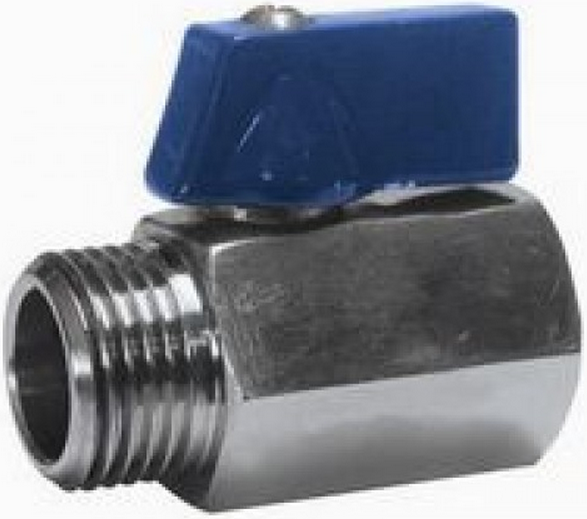 Stainless Steel Mini Ball Valve Male x Female