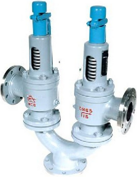 Twin spring type safety valve