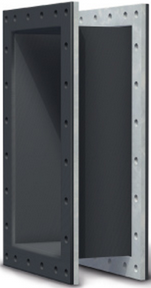 Rectangular universal expansion joint without arch