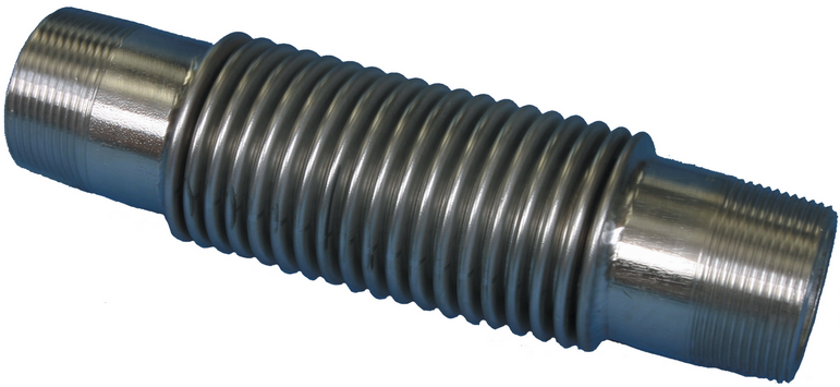 Axial expansion joint with weld ends